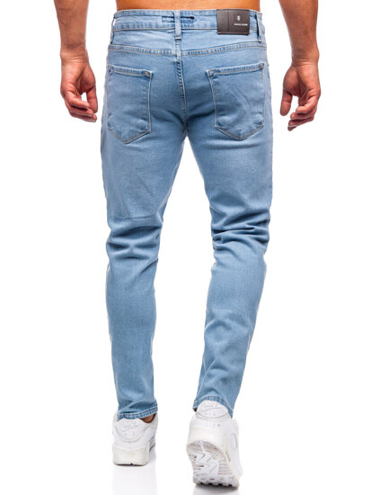 Pantalón vaquero slim fit para hombre azul Bolf 6472