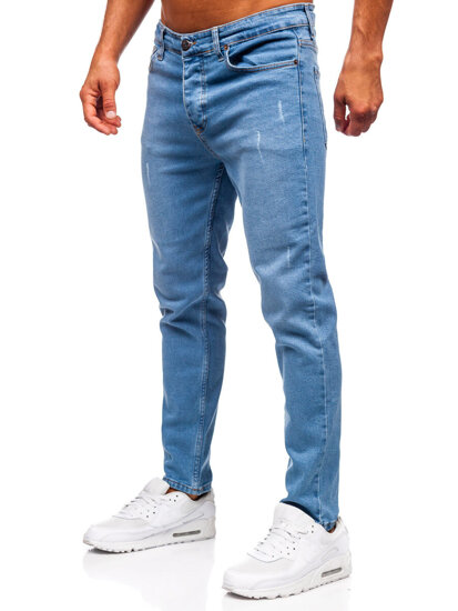 Pantalón vaquero slim fit para hombre azul Bolf 6487