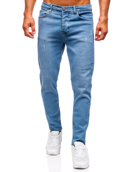 Pantalón vaquero slim fit para hombre azul Bolf 6487