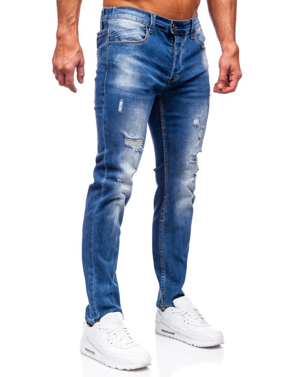 Pantalón vaquero slim fit para hombre azul Bolf MP0018B