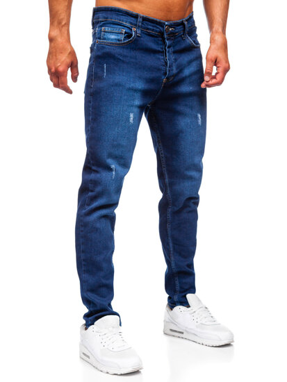 Pantalón vaquero slim fit para hombre azul marino Bolf 6516