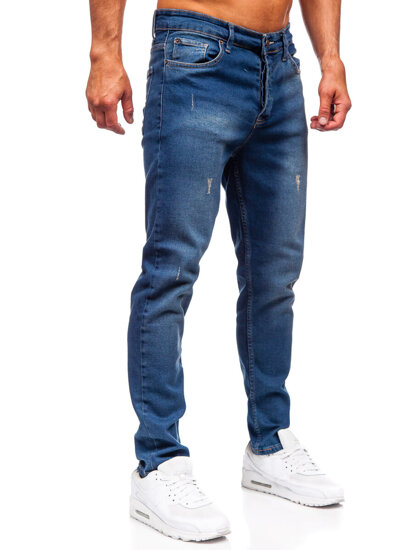 Pantalón vaquero slim fit para hombre azul marino Bolf 6518