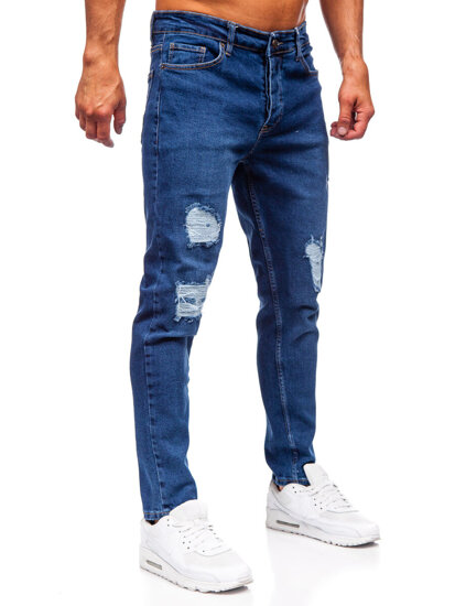 Pantalón vaquero slim fit para hombre azul marino Bolf 6536