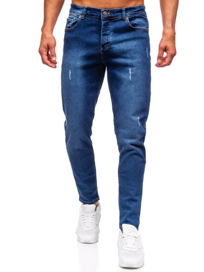 Pantalón vaquero slim fit para hombre azul marino Bolf 6558