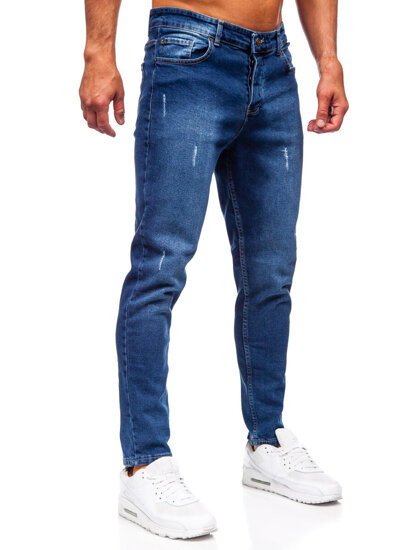 Pantalón vaquero slim fit para hombre azul marino Bolf 6558