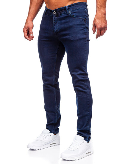 Pantalón vaquero slim fit para hombre azul oscuro Bolf 5054