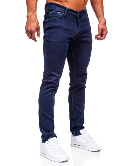 Pantalón vaquero slim fit para hombre azul oscuro Bolf 5054