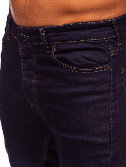 Pantalón vaquero slim fit para hombre azul oscuro Bolf 5367