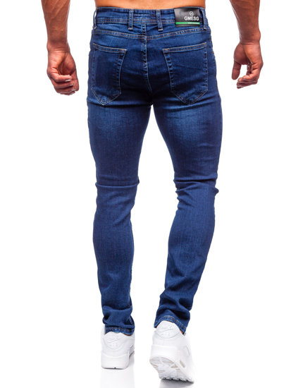 Pantalón vaquero slim fit para hombre azul oscuro Bolf 6147