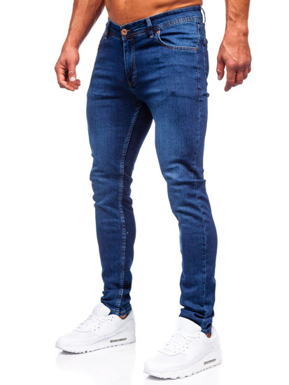 Pantalón vaquero slim fit para hombre azul oscuro Bolf 6147