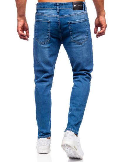 Pantalón vaquero slim fit para hombre azul oscuro Bolf 6453