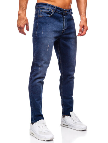 Pantalón vaquero slim fit para hombre azul oscuro Bolf 6558-2