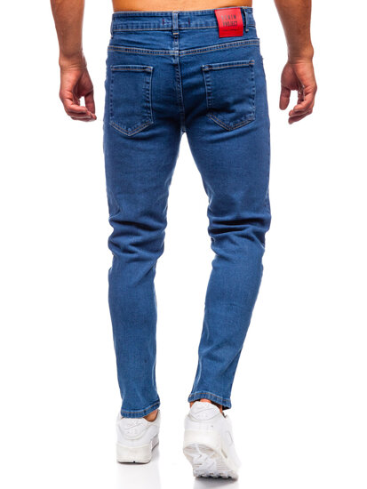 Pantalón vaquero slim fit para hombre azul oscuro Bolf 6565