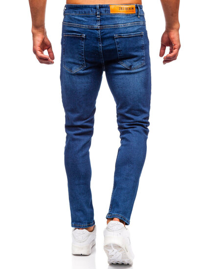 Pantalón vaquero slim fit para hombre azul oscuro Bolf 6569-1