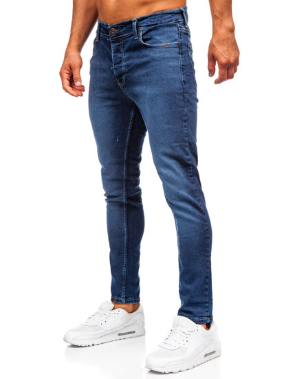 Pantalón vaquero slim fit para hombre azul oscuro Bolf 6596