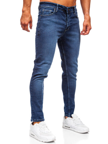 Pantalón vaquero slim fit para hombre azul oscuro Bolf 6596