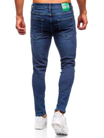 Pantalón vaquero slim fit para hombre azul oscuro Bolf 6596