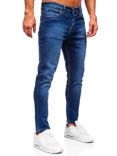 Pantalón vaquero slim fit para hombre azul oscuro Bolf 6732