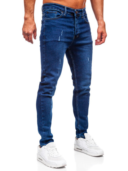 Pantalón vaquero slim fit para hombre azul oscuro Bolf 6735