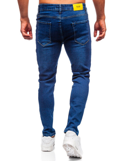 Pantalón vaquero slim fit para hombre azul oscuro Bolf 6736