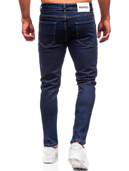 Pantalón vaquero slim fit para hombre azul oscuro Bolf 6785