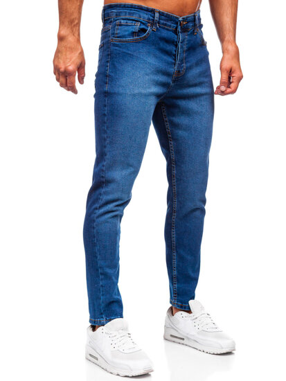 Pantalón vaquero slim fit para hombre azul oscuro Bolf 6811