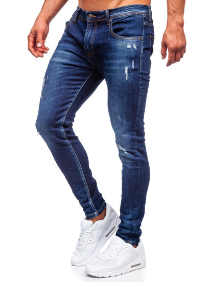 Pantalón vaquero slim fit para hombre azul oscuro Bolf KS2036A