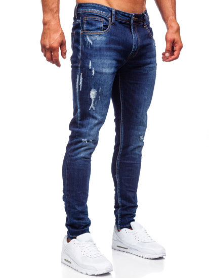 Pantalón vaquero slim fit para hombre azul oscuro Bolf KS2036A