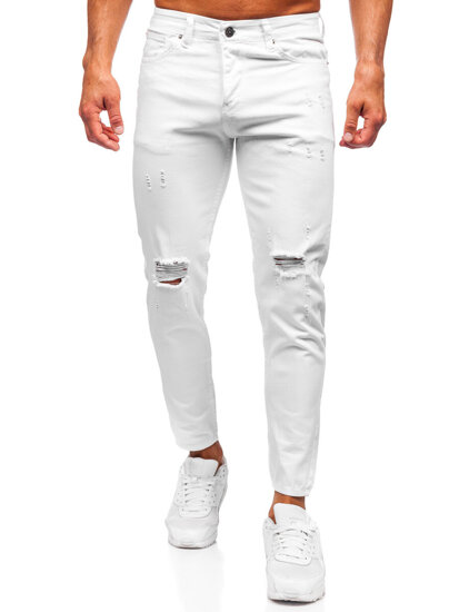 Pantalón vaquero slim fit para hombre blanco Bolf 5872