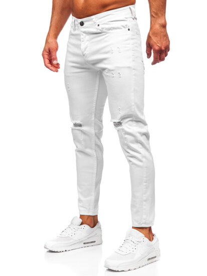 Pantalón vaquero slim fit para hombre blanco Bolf 5872