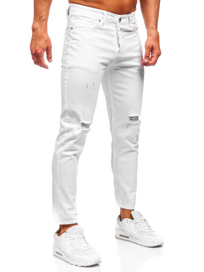 Pantalón vaquero slim fit para hombre blanco Bolf 5872