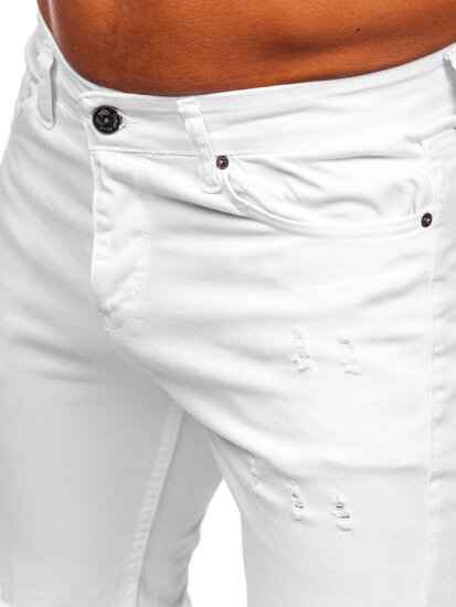 Pantalón vaquero slim fit para hombre blanco Bolf 5872