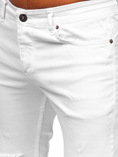 Pantalón vaquero slim fit para hombre blanco Bolf 5873