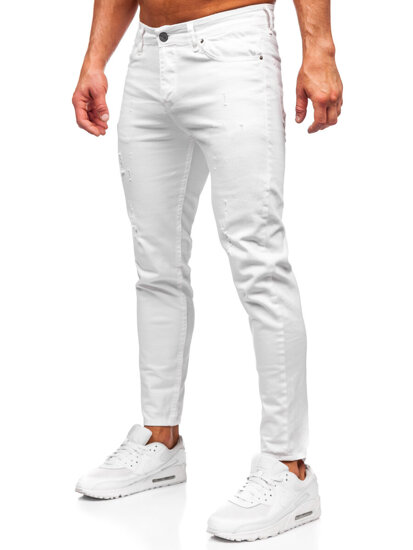 Pantalón vaquero slim fit para hombre blanco Bolf 5876