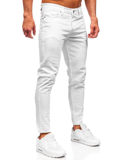 Pantalón vaquero slim fit para hombre blanco Bolf 5877