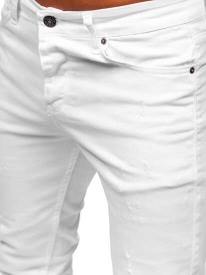 Pantalón vaquero slim fit para hombre blanco Bolf 5888