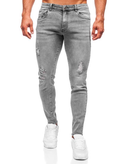 Pantalón vaquero slim fit para hombre gris Bolf KX759-C