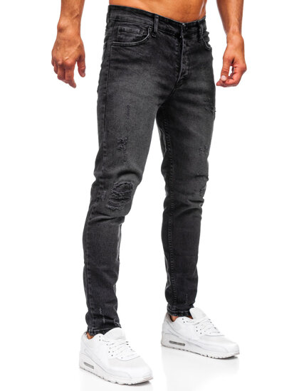 Pantalón vaquero slim fit para hombre negro Bolf 6498