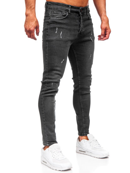 Pantalón vaquero slim fit para hombre negro Bolf 6513