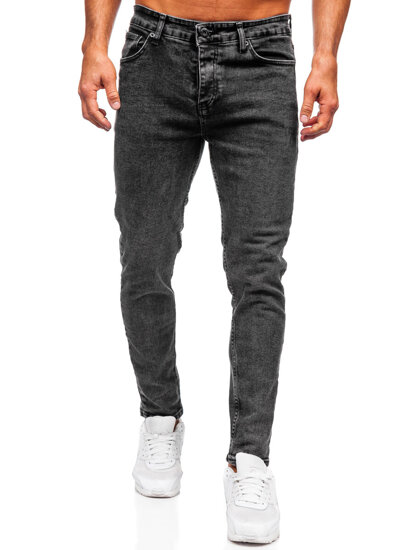 Pantalón vaquero slim fit para hombre negro Bolf 6519