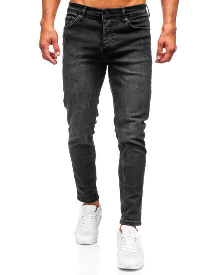 Pantalón vaquero slim fit para hombre negro Bolf 6525