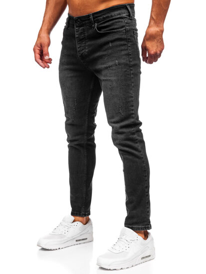 Pantalón vaquero slim fit para hombre negro Bolf 6525