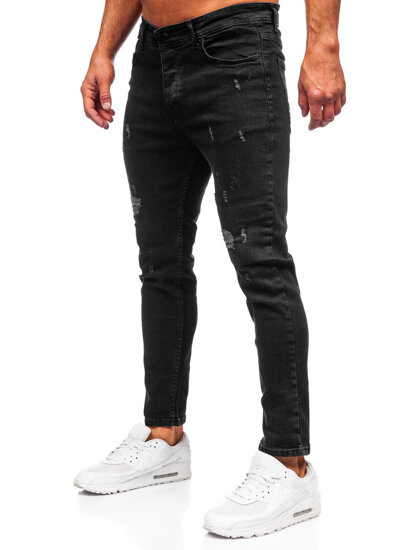 Pantalón vaquero slim fit para hombre negro Bolf 6853