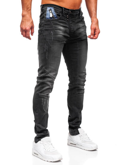 Pantalón vaquero slim fit para hombre negro Bolf MP0025N