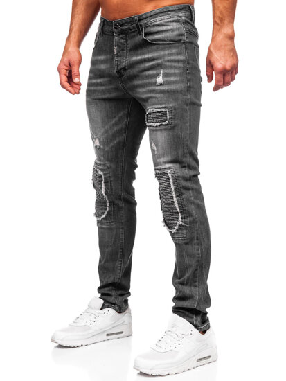 Pantalón vaquero slim fit para hombre negro Bolf MP0137N