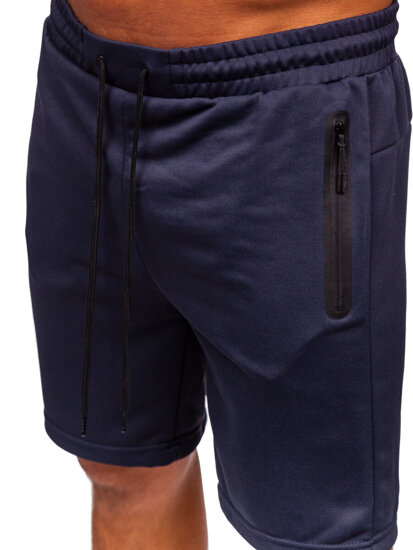 Pantalones cortos para hombre Azul oscuro Bolf 17K532