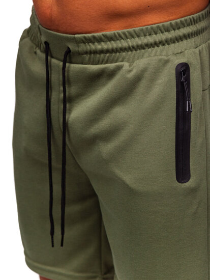 Pantalones cortos para hombre Khaki Bolf 17K533