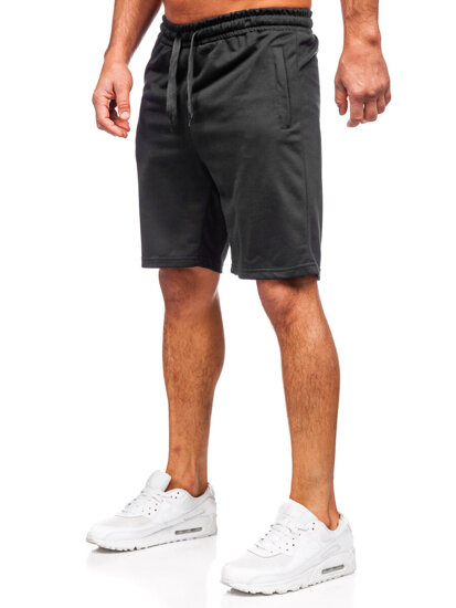 Pantalones cortos para hombre Negro Bolf 8K1551