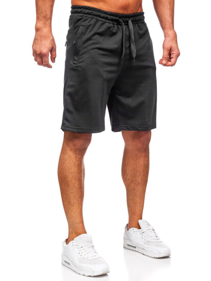 Pantalones cortos para hombre Negro Bolf 8K1551