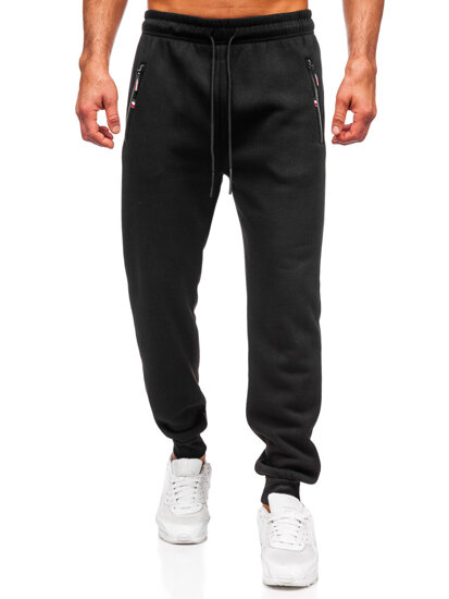 Pantalones deportivos holgados para hombre Negro Bolf JX6500